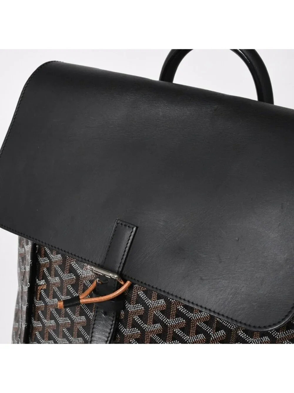 Goyard Alpine MM Backpack Leather Black